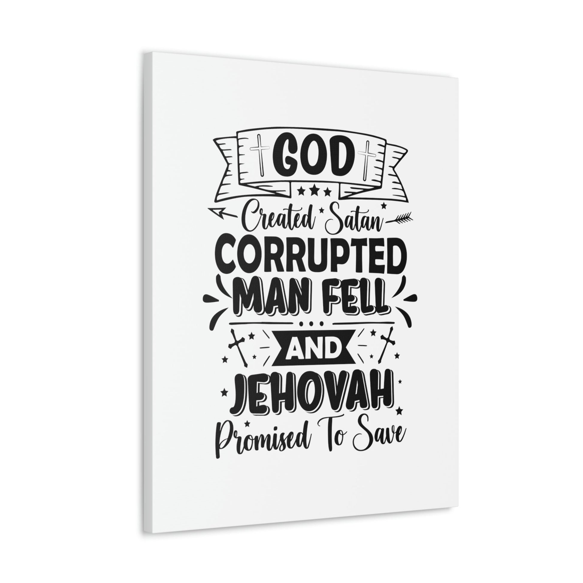 God Promised To Save 1 John 1:9 Christian Wall Art Bible Verse Print Ready to Hang Unframed-Express Your Love Gifts
