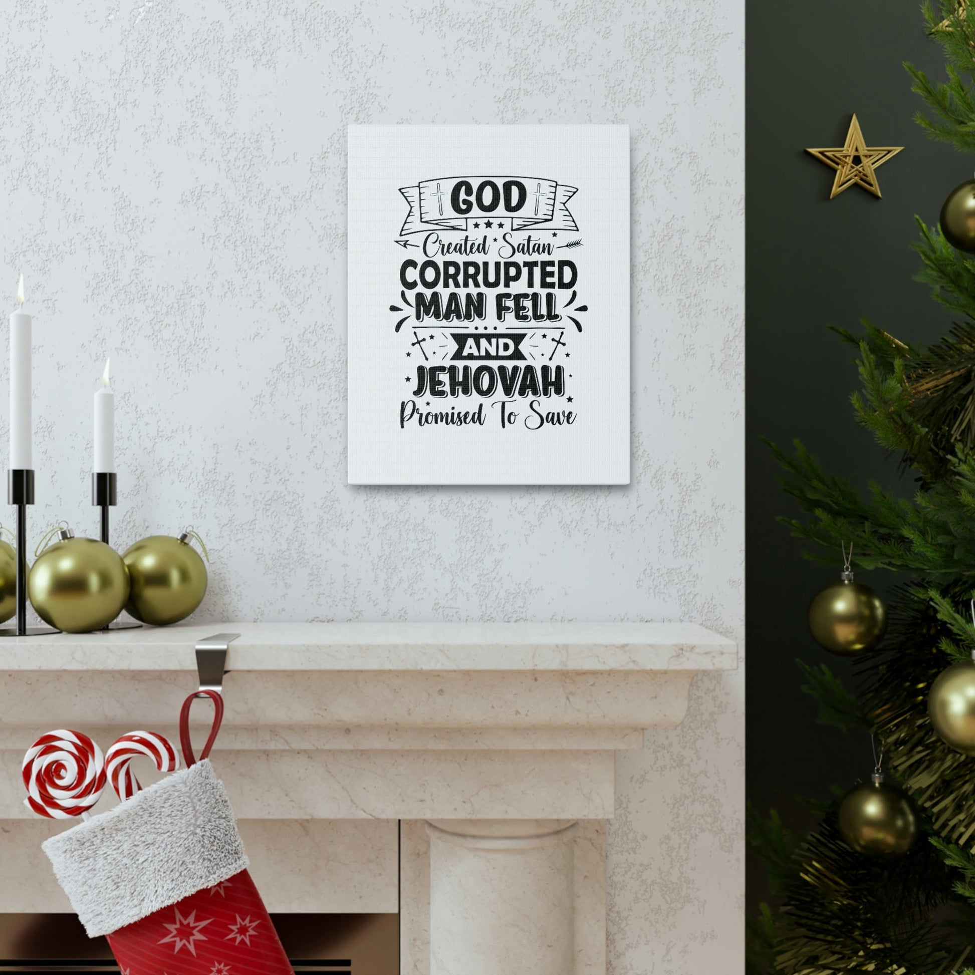 God Promised To Save 1 John 1:9 Christian Wall Art Bible Verse Print Ready to Hang Unframed-Express Your Love Gifts
