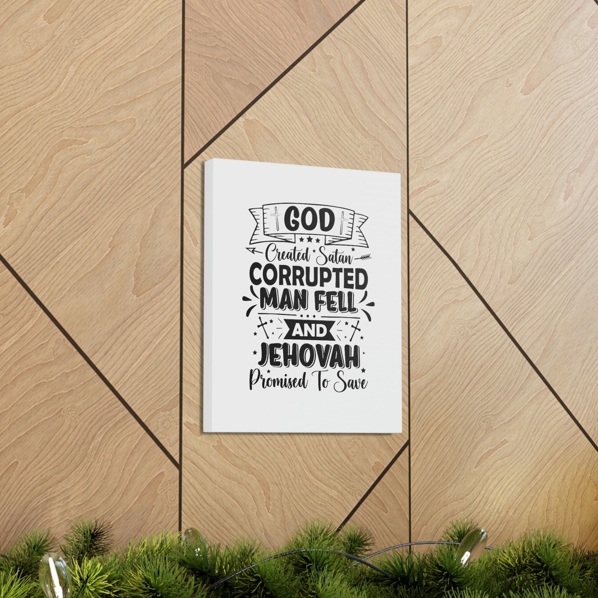 God Promised To Save 1 John 1:9 Christian Wall Art Bible Verse Print Ready to Hang Unframed-Express Your Love Gifts