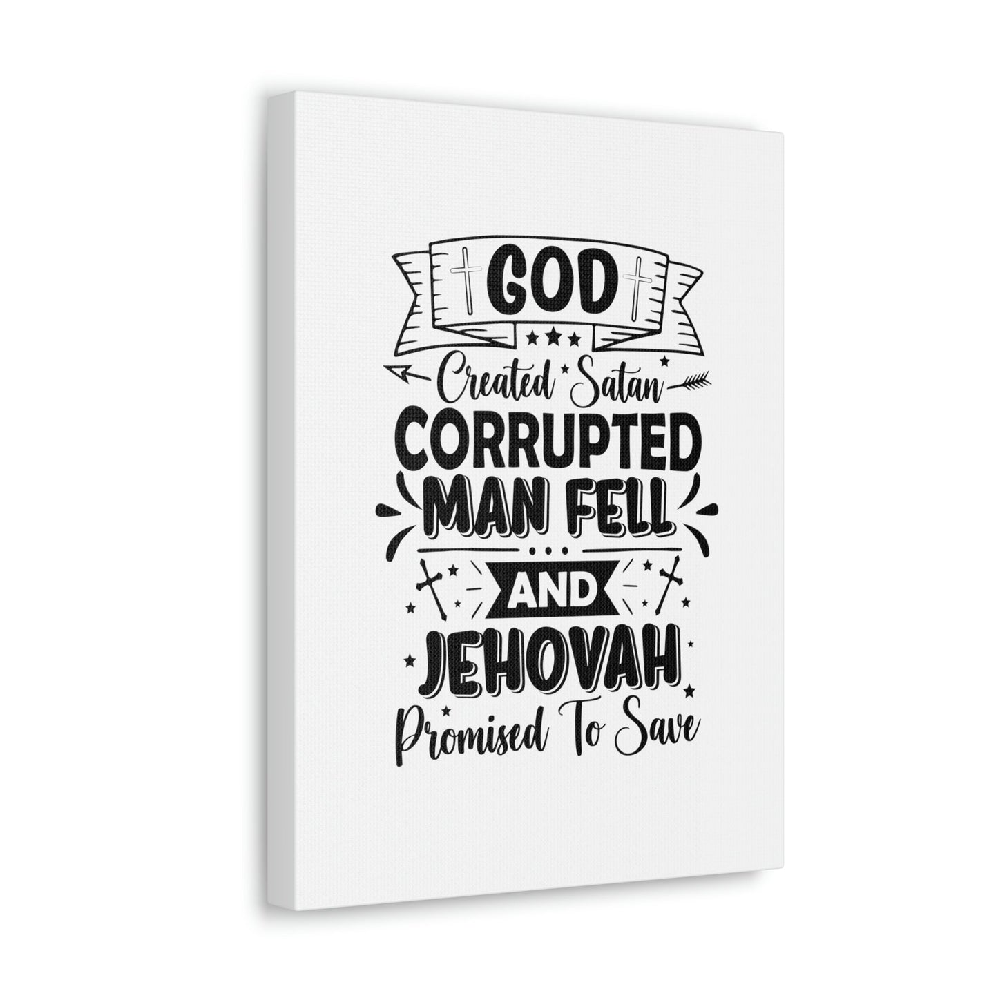 God Promised To Save 1 John 1:9 Christian Wall Art Bible Verse Print Ready to Hang Unframed-Express Your Love Gifts