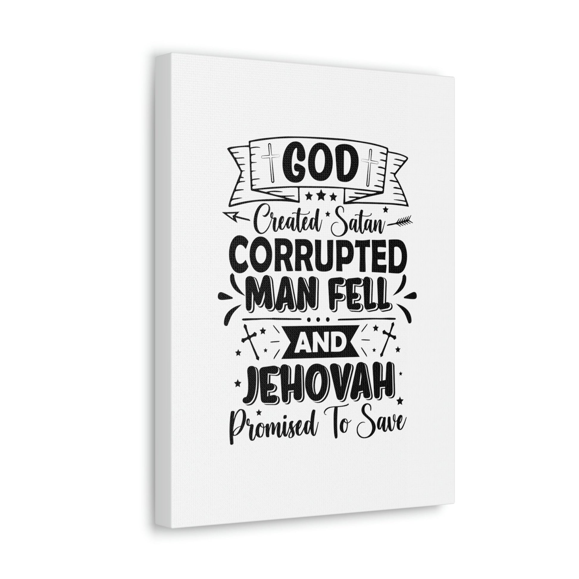 God Promised To Save 1 John 1:9 Christian Wall Art Bible Verse Print Ready to Hang Unframed-Express Your Love Gifts