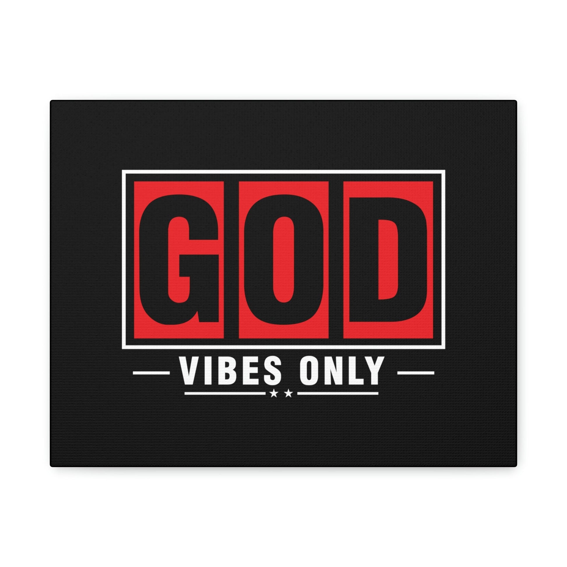 God Vibes Only Romans 15:13 Red Christian Wall Art Bible Verse Print Ready to Hang Unframed-Express Your Love Gifts