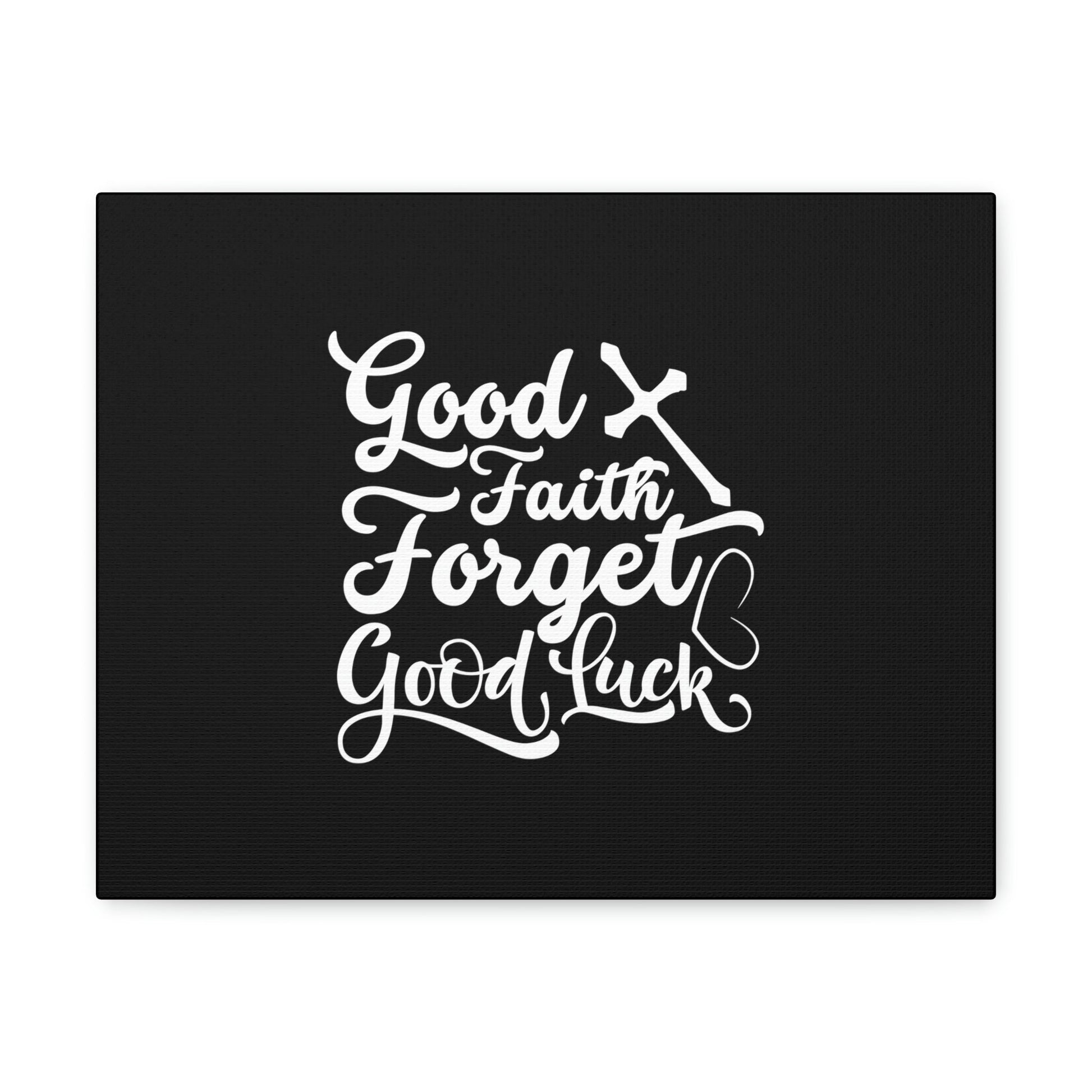 Good Faith Forget Hebrews 11:1 Black Christian Wall Art Bible Verse Print Ready to Hang Unframed-Express Your Love Gifts