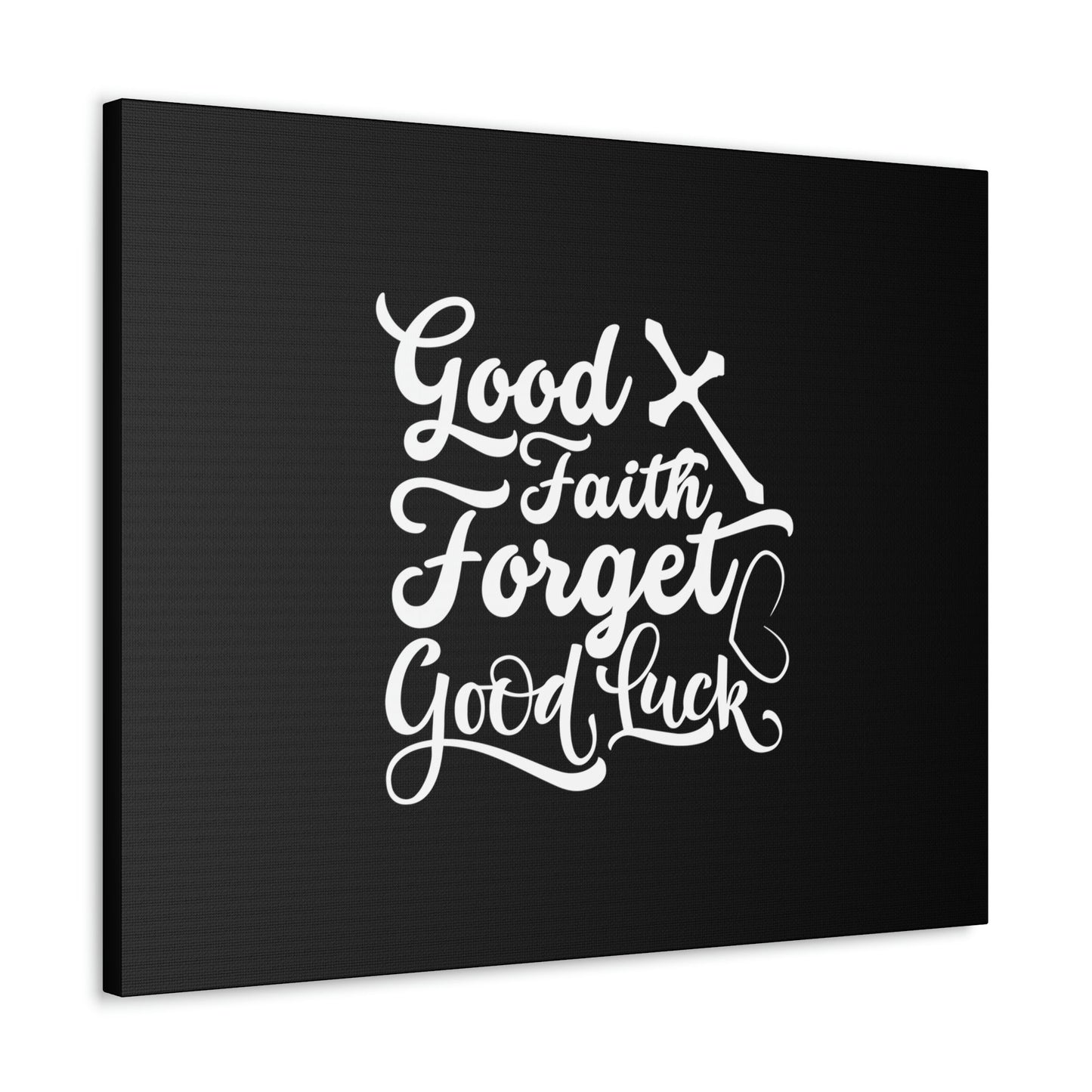 Good Faith Forget Hebrews 11:1 Black Christian Wall Art Bible Verse Print Ready to Hang Unframed-Express Your Love Gifts