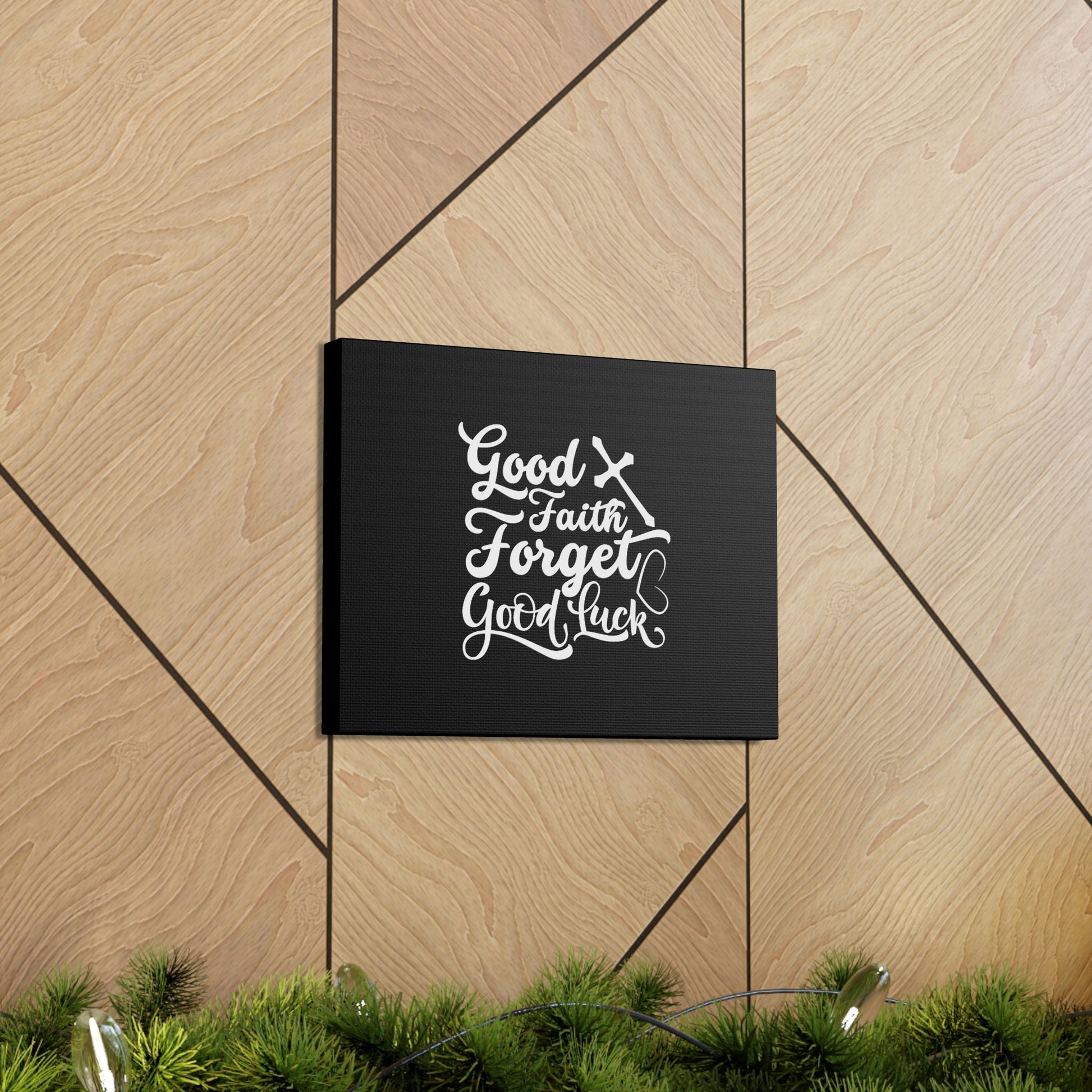 Good Faith Forget Hebrews 11:1 Black Christian Wall Art Bible Verse Print Ready to Hang Unframed-Express Your Love Gifts