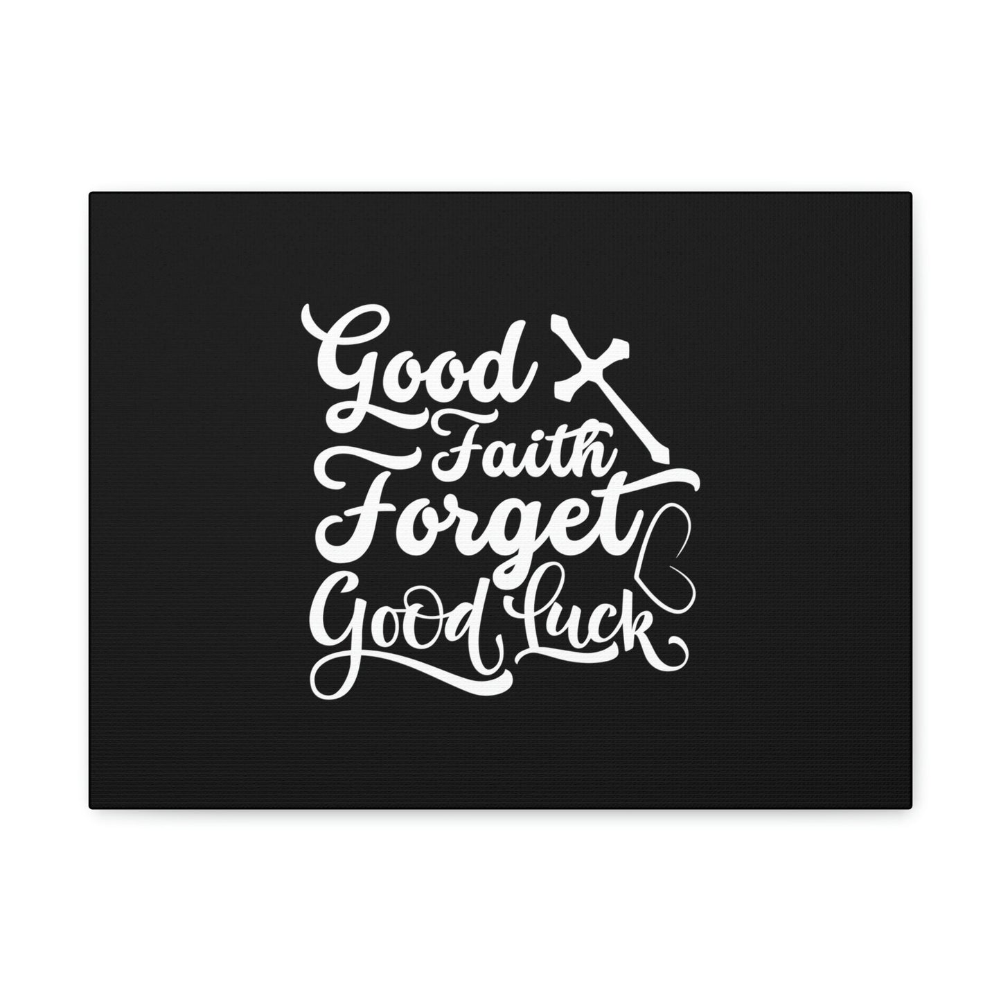 Good Faith Forget Hebrews 11:1 Black Christian Wall Art Bible Verse Print Ready to Hang Unframed-Express Your Love Gifts