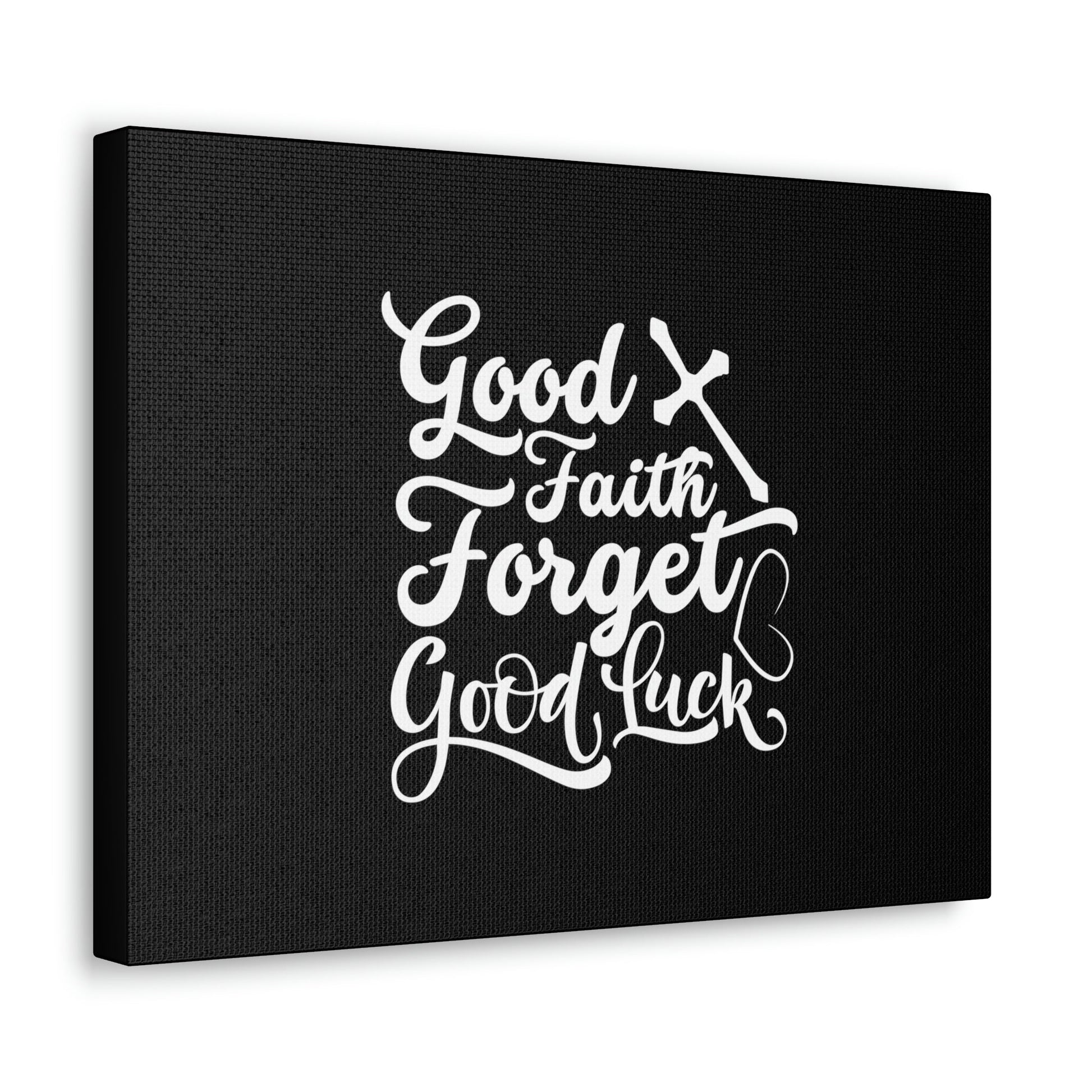 Good Faith Forget Hebrews 11:1 Black Christian Wall Art Bible Verse Print Ready to Hang Unframed-Express Your Love Gifts