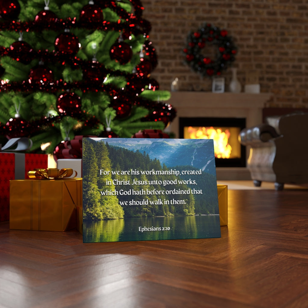 Good Works Ephesians 2:10 Bible Verse Canvas Christian Wall Art Ready to Hang Unframed-Express Your Love Gifts