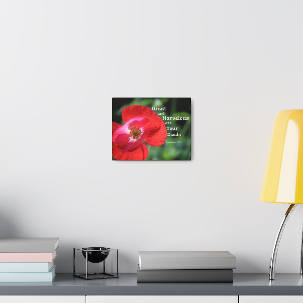Scripture Walls Great And Marvelous Revelation 15:3 Bible Verse Canvas Christian Wall Art Bible Verse Print Ready To Hang Unframed-Express Your Love Gifts