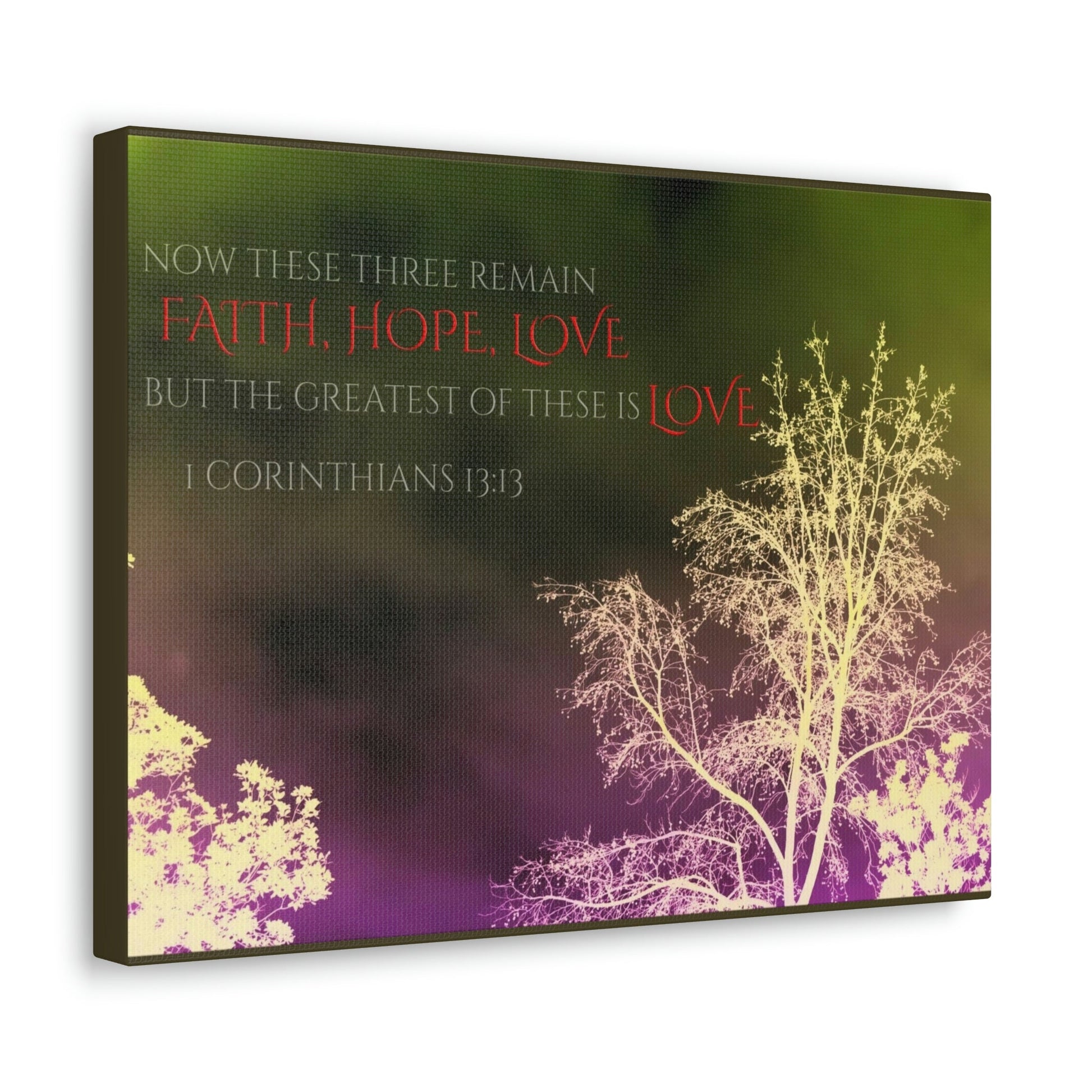 Scripture Walls Greatest of These is Love 1 Corinthians 13:13 Christian Wall Art Bible Verse Print Ready to Hang Unframed-Express Your Love Gifts
