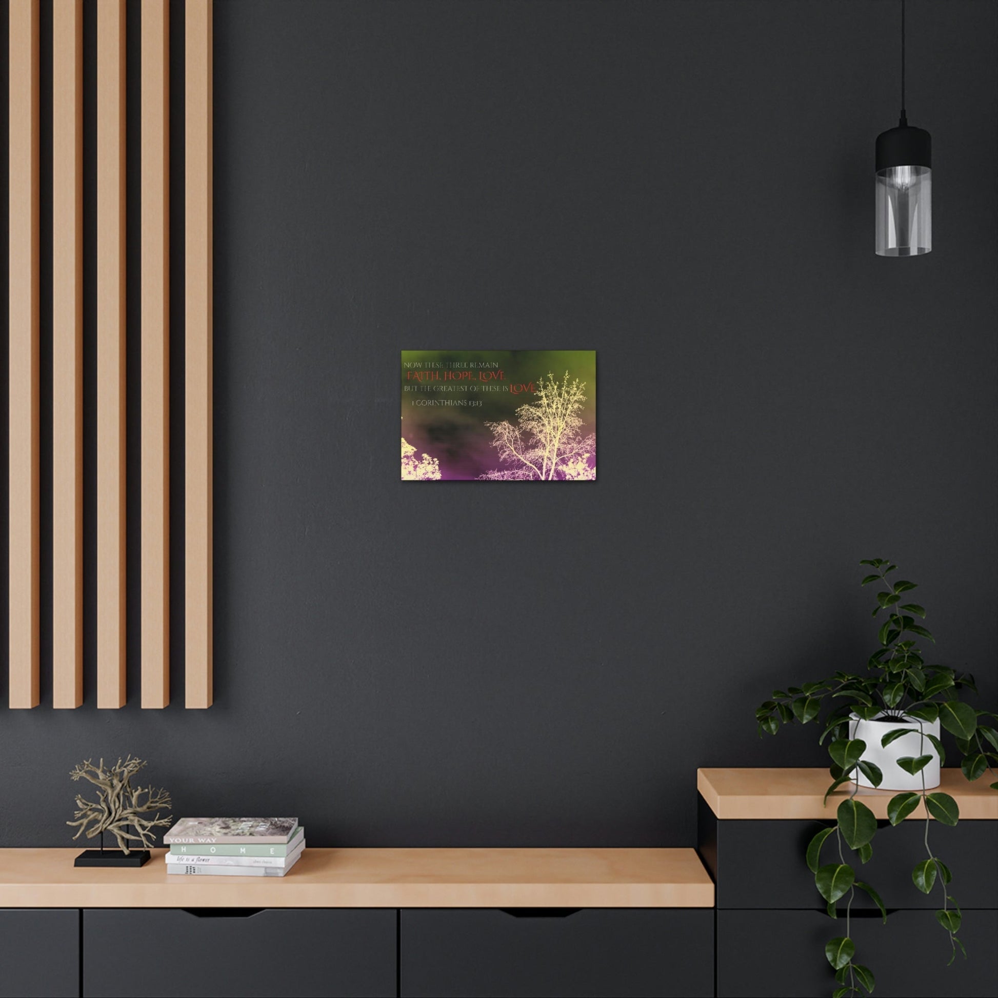 Scripture Walls Greatest of These is Love 1 Corinthians 13:13 Christian Wall Art Bible Verse Print Ready to Hang Unframed-Express Your Love Gifts