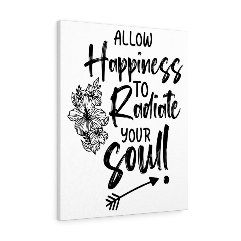 Happiness To Radiate Bible Verse Canvas Christian Wall Art Ready to Hang Unframed-Express Your Love Gifts