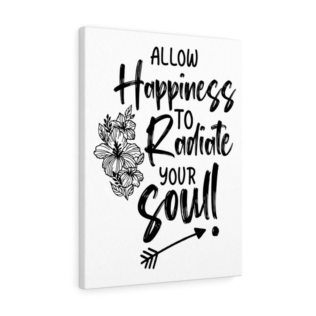 Scripture Walls Happiness To Radiate Bible Verse Canvas Christian Wall Art Ready to Hang Unframed-Express Your Love Gifts