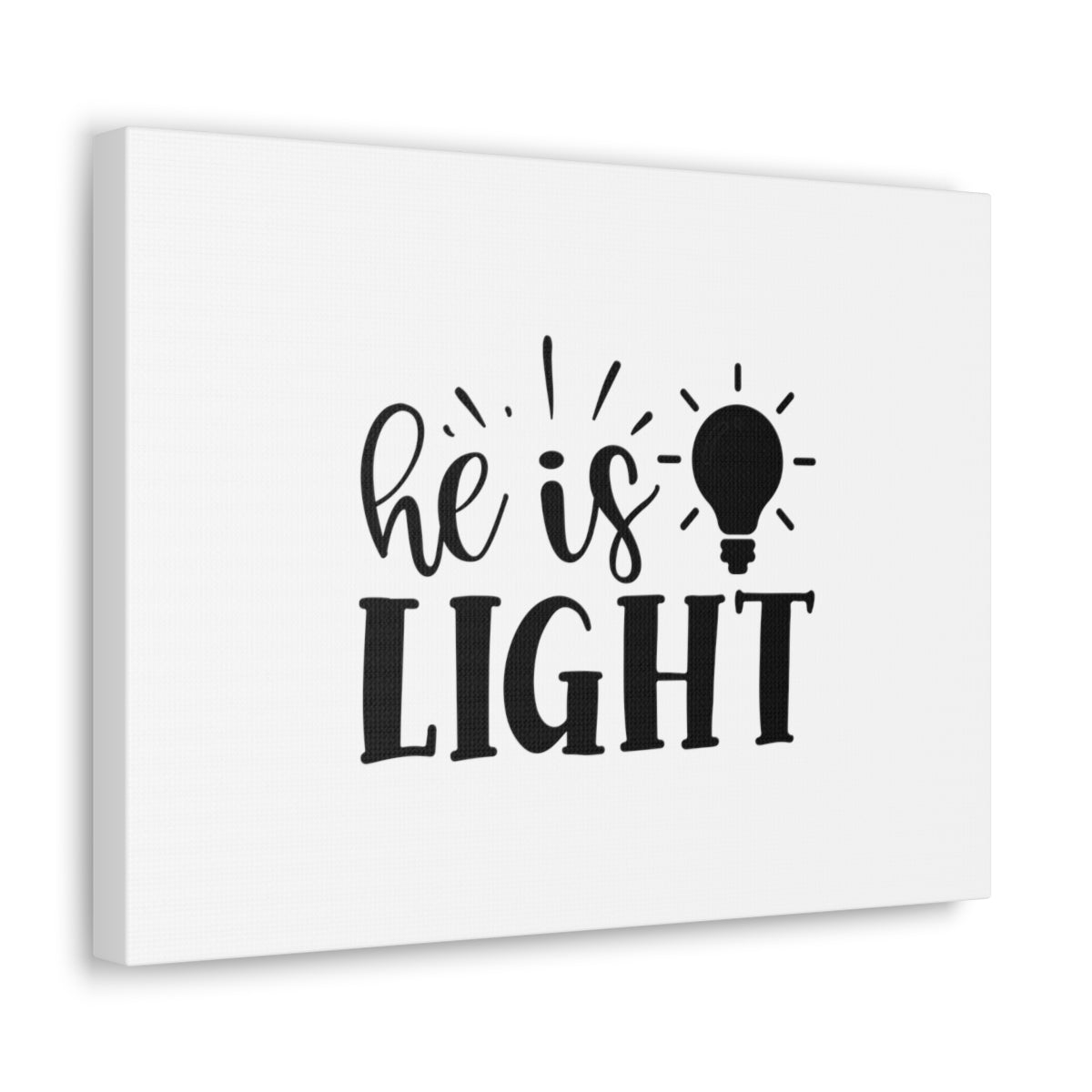 He Is Light John 8:12 Christian Wall Art Bible Verse Print Ready to Hang Unframed-Express Your Love Gifts