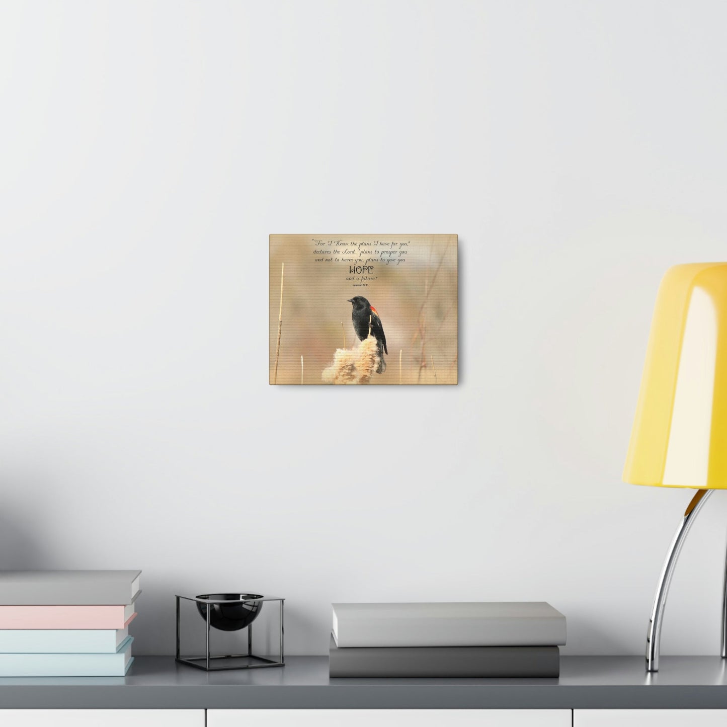 Scripture Walls Hope And A Future Jeremiah 29:11 Bible Verse Canvas Christian Wall Art Bible Verse Print Ready To Hang Unframed-Express Your Love Gifts