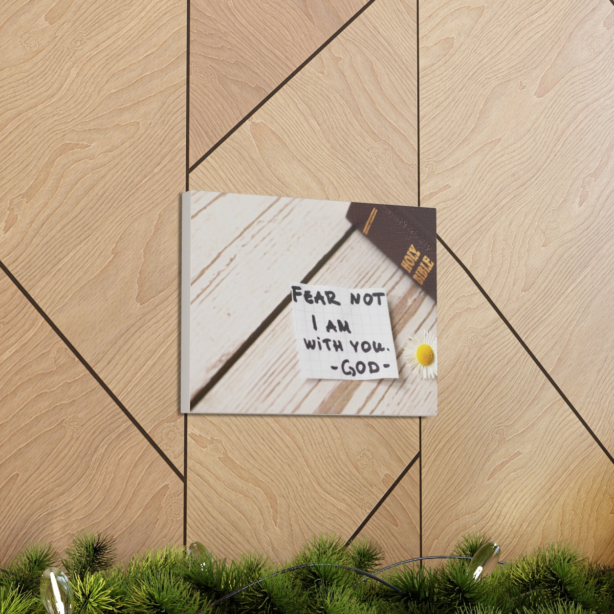 I Am With You Joshua 1:9 Christian Wall Art Bible Verse Print Ready to Hang Unframed-Express Your Love Gifts