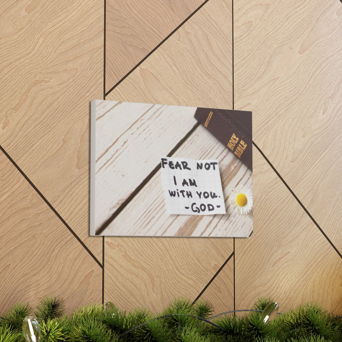 I Am With You Joshua 1:9 Christian Wall Art Bible Verse Print Ready to Hang Unframed-Express Your Love Gifts