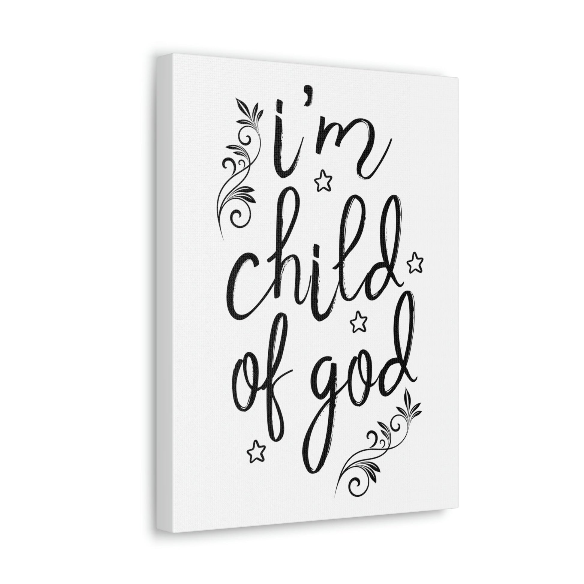 Scripture Walls I'm Child Of God Romans 8:14 Christian Wall Art Print Ready to Hang Unframed-Express Your Love Gifts
