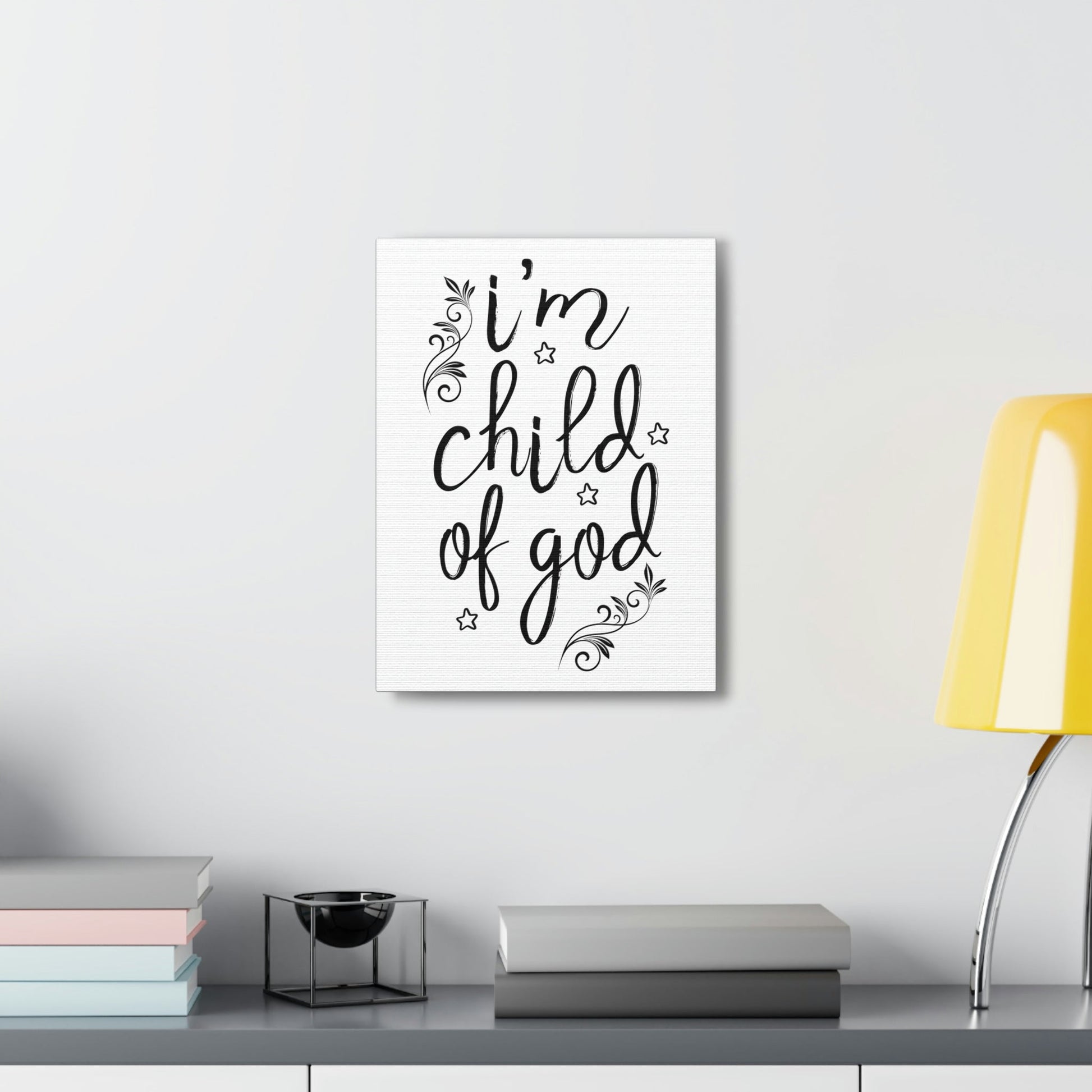 Scripture Walls I'm Child Of God Romans 8:14 Christian Wall Art Print Ready to Hang Unframed-Express Your Love Gifts