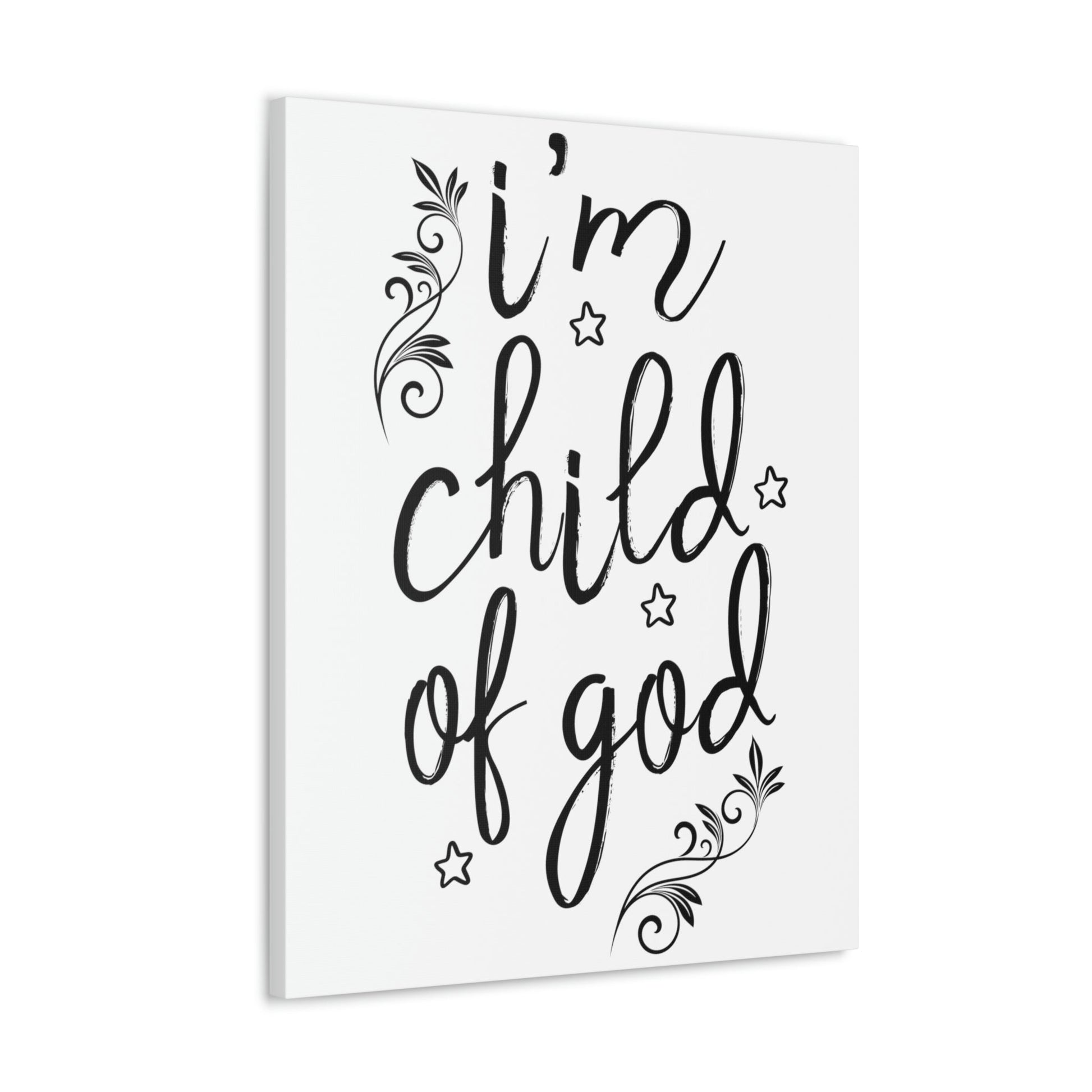Scripture Walls I'm Child Of God Romans 8:14 Christian Wall Art Print Ready to Hang Unframed-Express Your Love Gifts