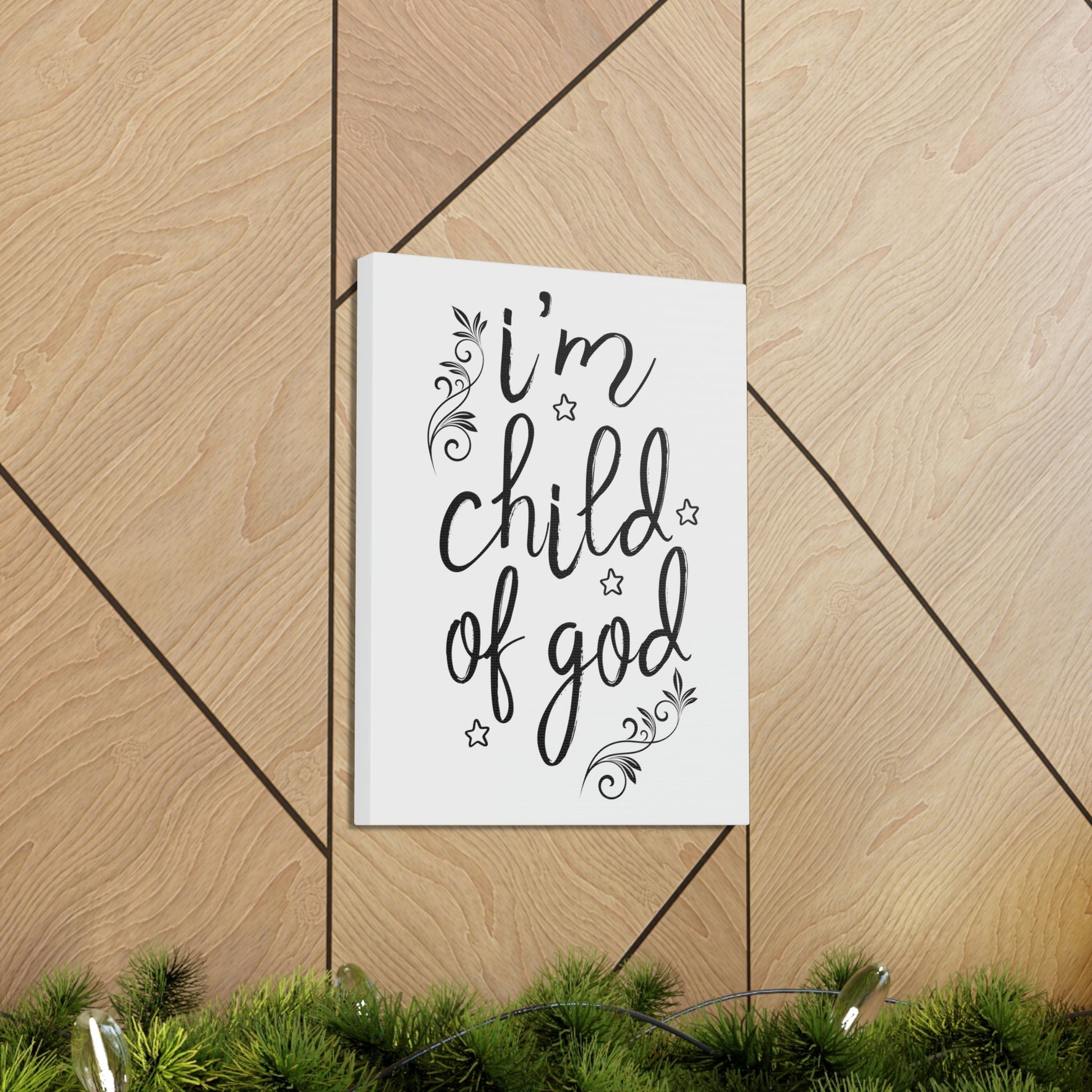 Scripture Walls I'm Child Of God Romans 8:14 Christian Wall Art Print Ready to Hang Unframed-Express Your Love Gifts
