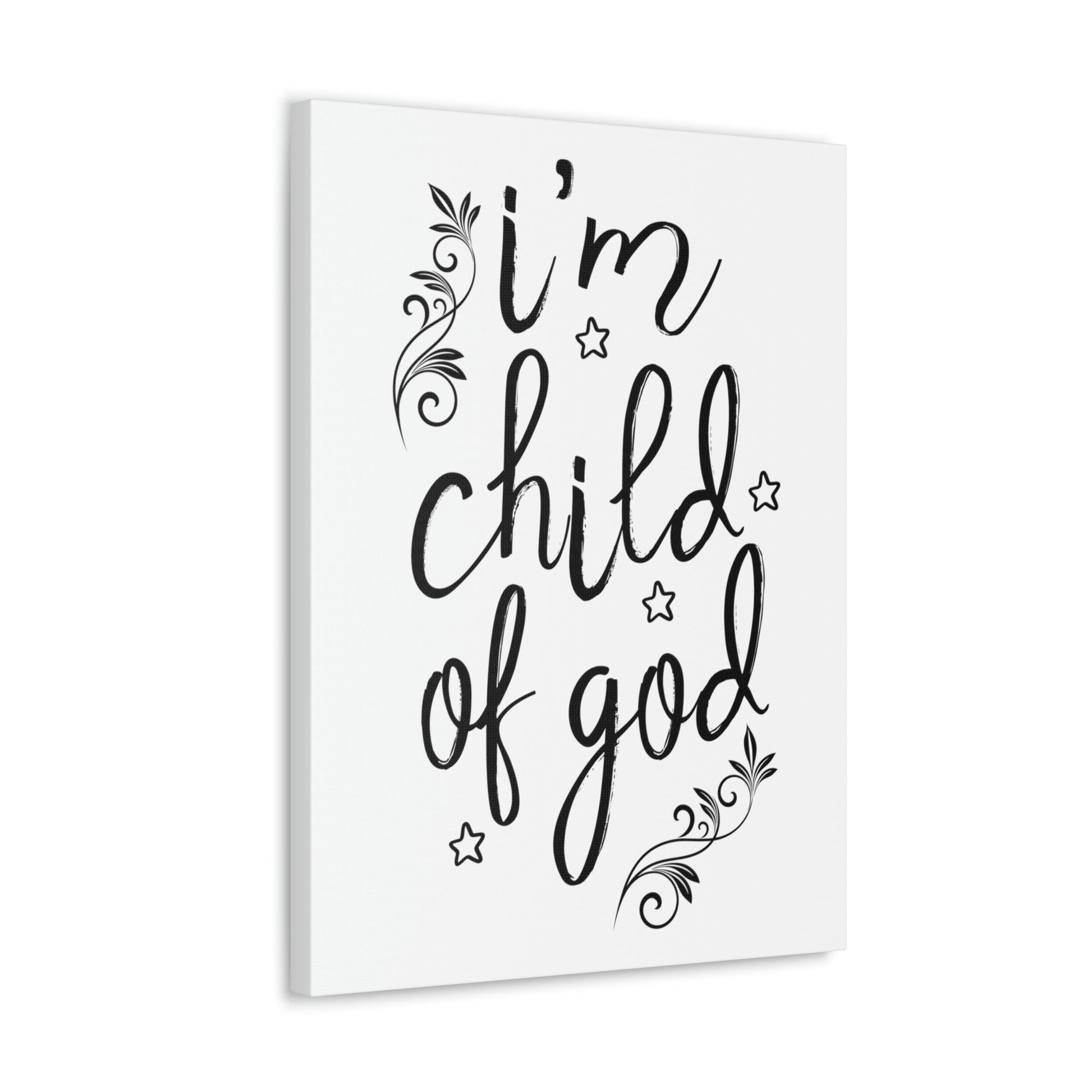 Scripture Walls I'm Child Of God Romans 8:14 Christian Wall Art Print Ready to Hang Unframed-Express Your Love Gifts