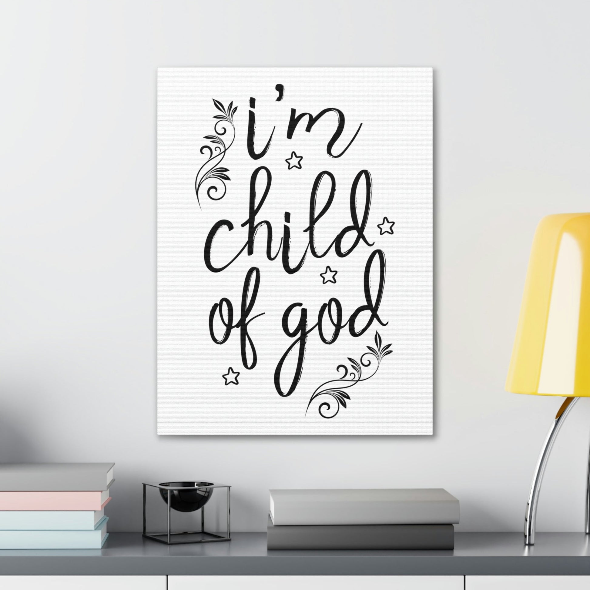 Scripture Walls I'm Child Of God Romans 8:14 Christian Wall Art Print Ready to Hang Unframed-Express Your Love Gifts