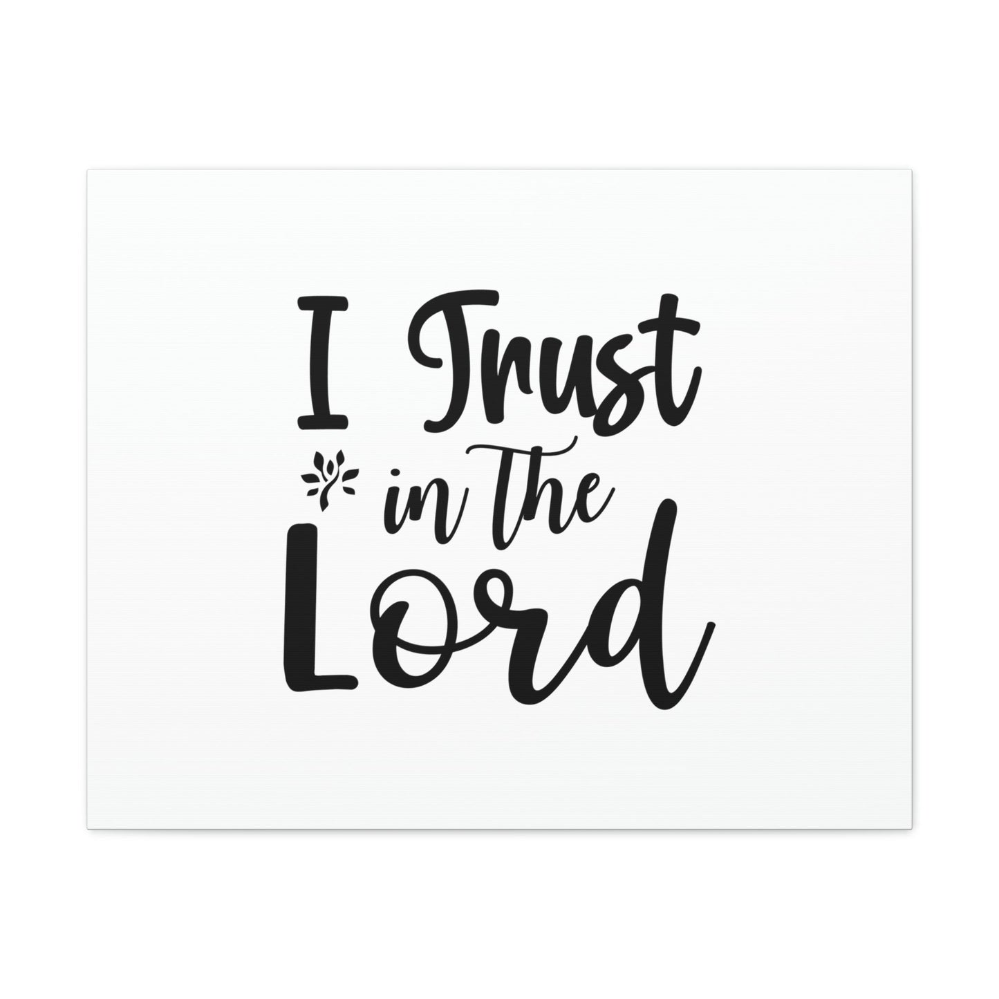 I Trust In The Lord Proverbs 3:5 Christian Wall Art Bible Verse Print Ready to Hang Unframed-Express Your Love Gifts