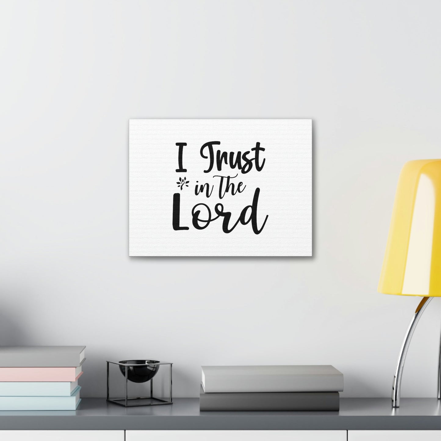 I Trust In The Lord Proverbs 3:5 Christian Wall Art Bible Verse Print Ready to Hang Unframed-Express Your Love Gifts