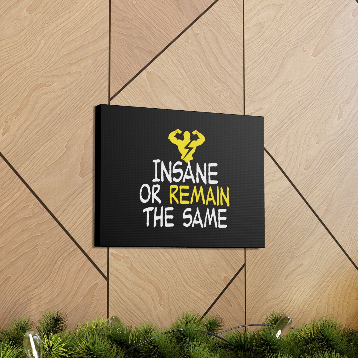 Insane Or Remain The Same Hebrews 13:8 Christian Wall Art Bible Verse Print Ready to Hang Unframed-Express Your Love Gifts
