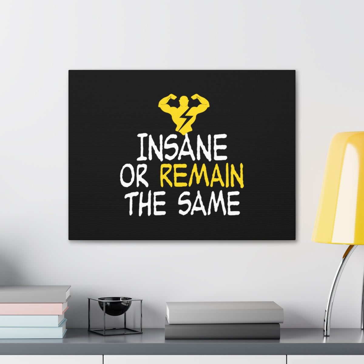Insane Or Remain The Same Hebrews 13:8 Christian Wall Art Bible Verse Print Ready to Hang Unframed-Express Your Love Gifts