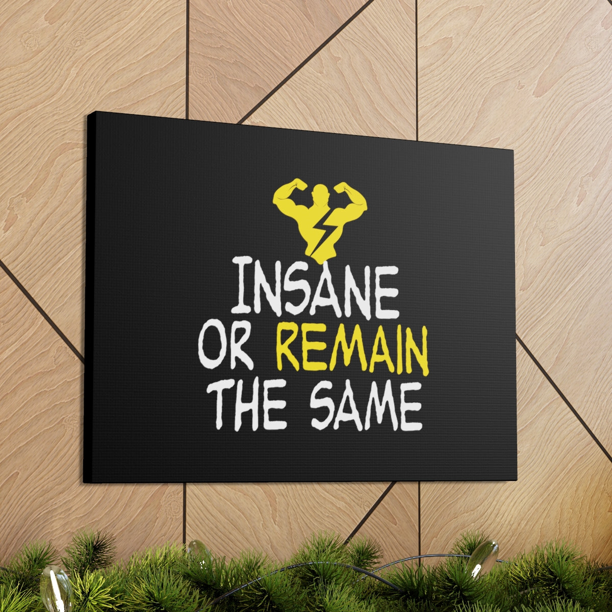 Insane Or Remain The Same Hebrews 13:8 Christian Wall Art Bible Verse Print Ready to Hang Unframed-Express Your Love Gifts