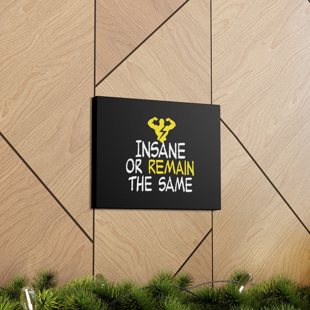 Insane Or Remain The Same Hebrews 13:8 Christian Wall Art Bible Verse Print Ready to Hang Unframed-Express Your Love Gifts