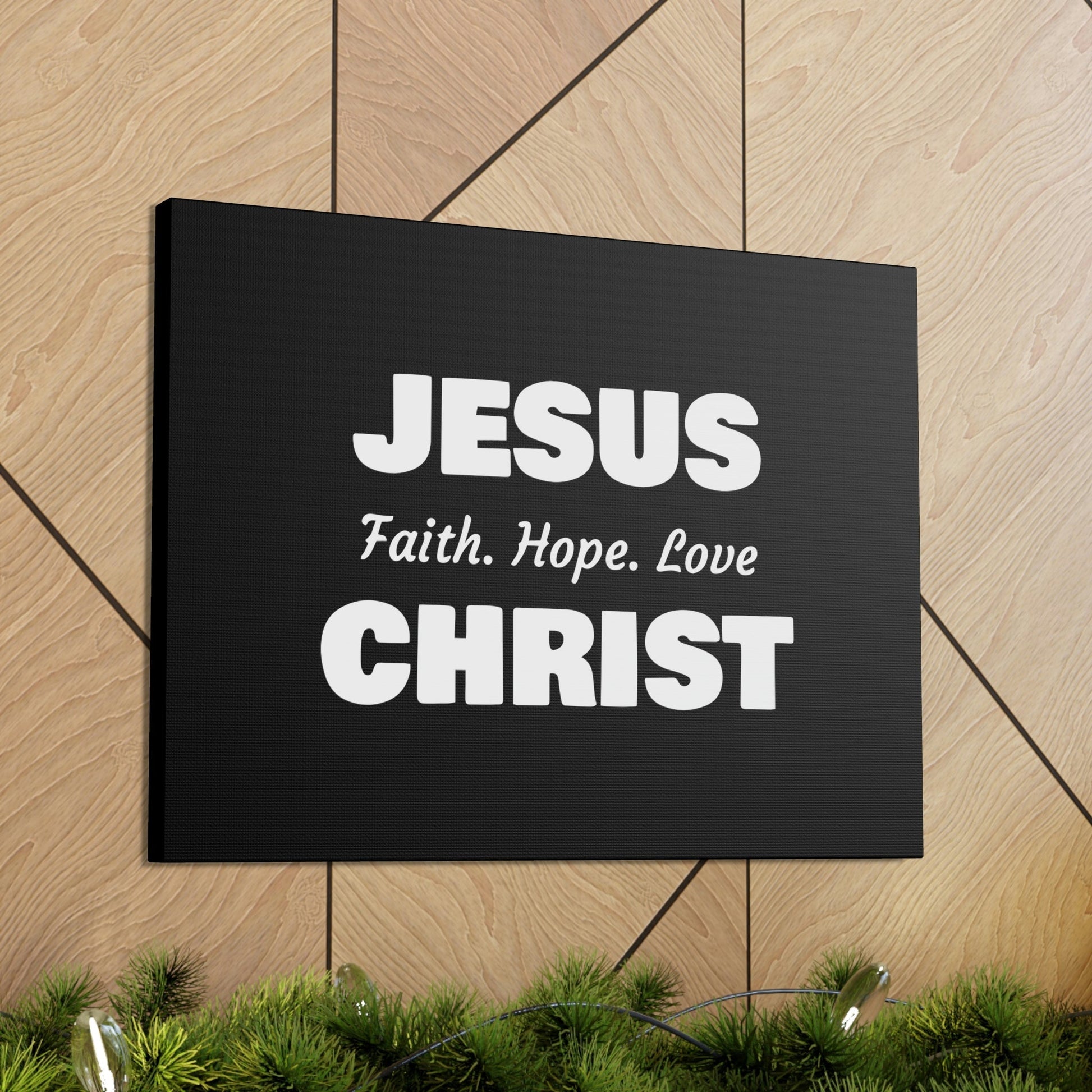 Jesus Christ, Faith, Hope, Love 1 Corinthians 13:13 Christian Wall Art Bible Verse Print Ready to Hang Unframed-Express Your Love Gifts