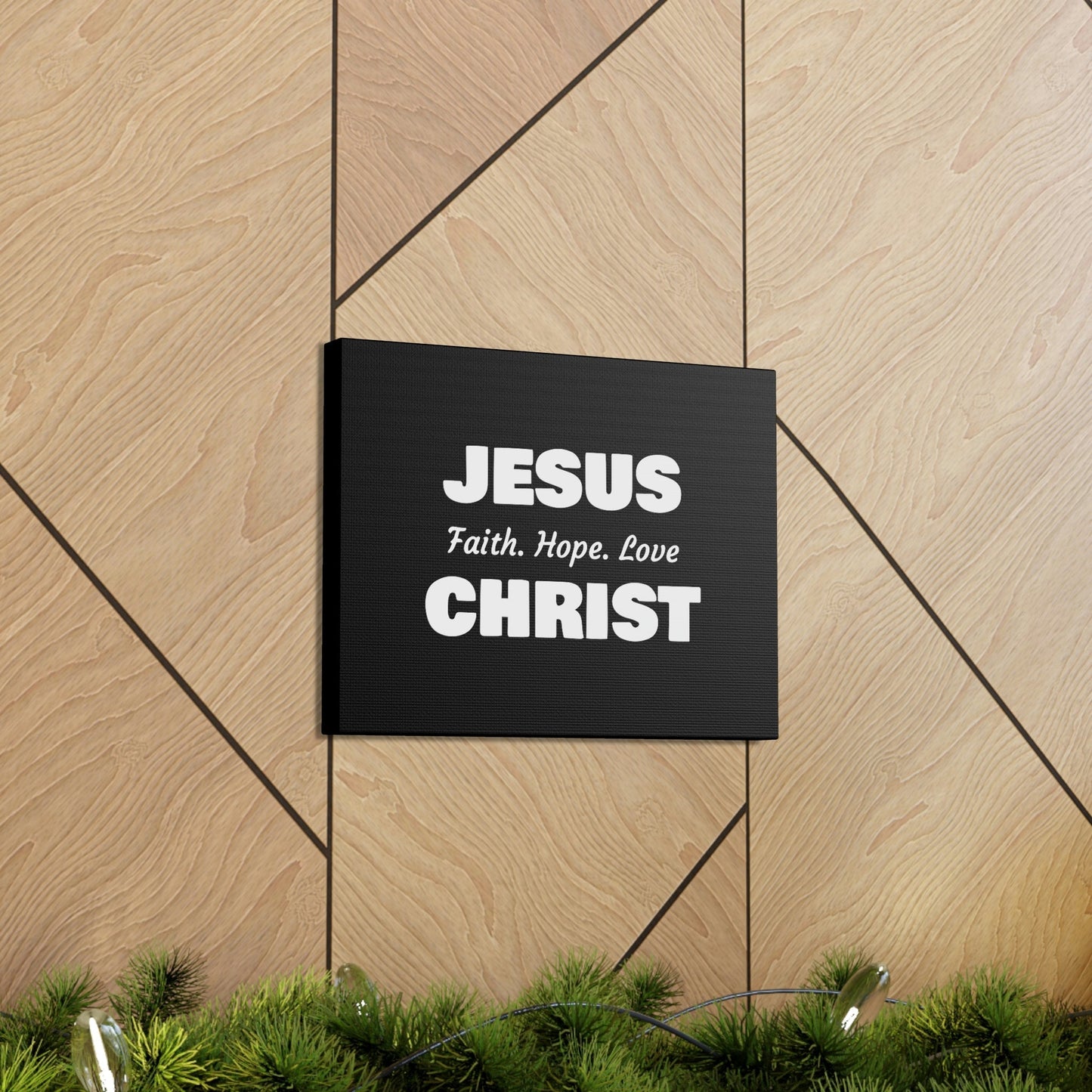 Jesus Christ, Faith, Hope, Love 1 Corinthians 13:13 Christian Wall Art Bible Verse Print Ready to Hang Unframed-Express Your Love Gifts