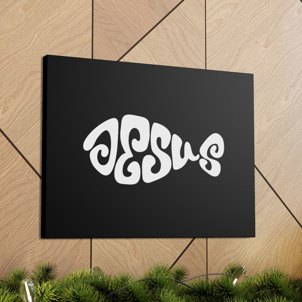 Jesus Fish Luke 5:9 Christian Wall Art Bible Verse Print Ready to Hang Unframed-Express Your Love Gifts
