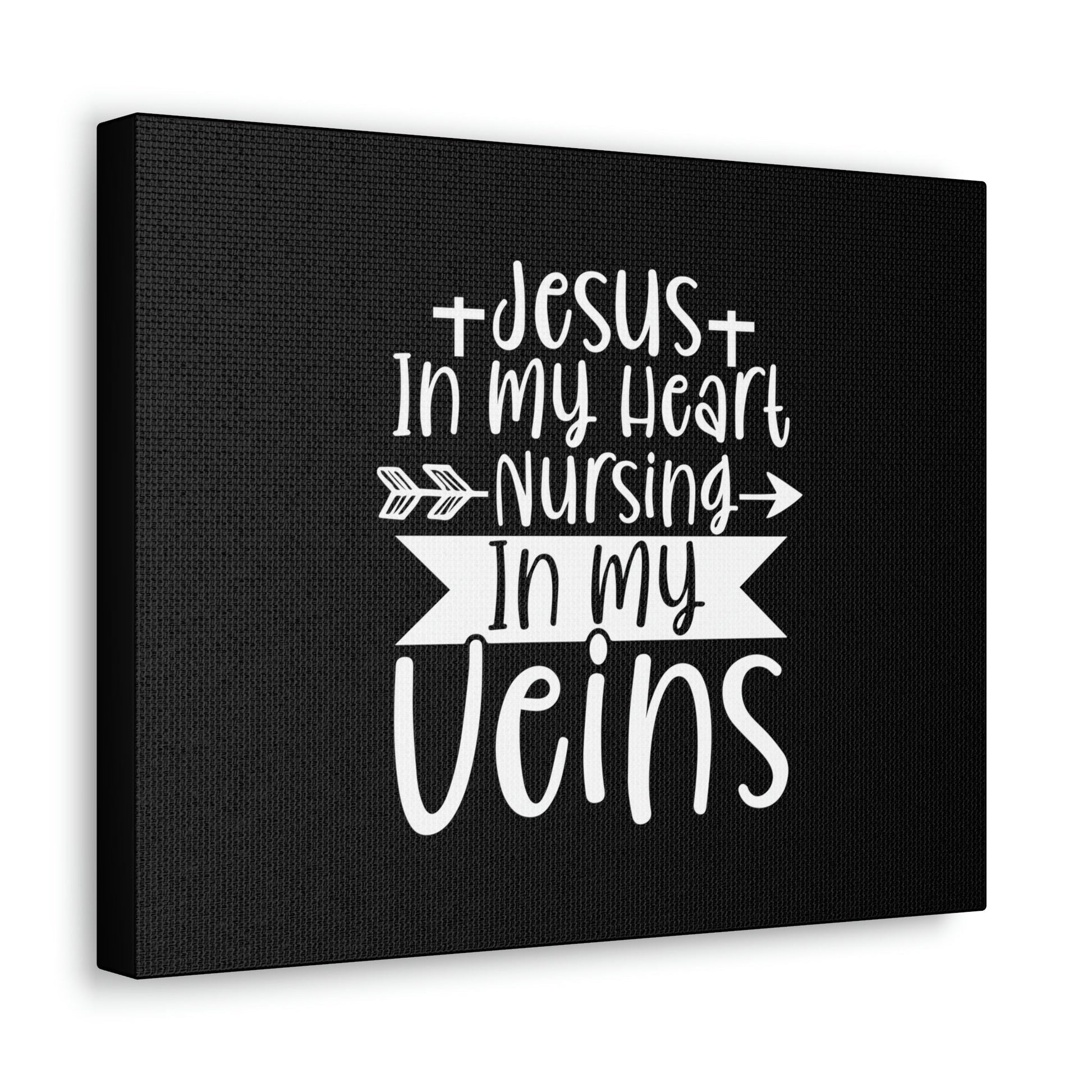 Jesus In My Heart Nursing Revelation 3:20 Christian Wall Art Bible Verse Print Ready to Hang Unframed-Express Your Love Gifts