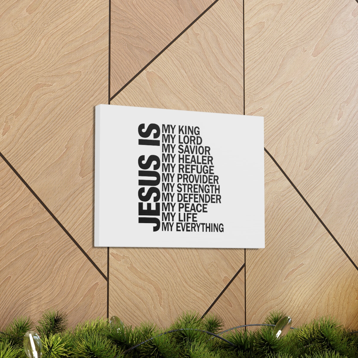 Jesus Is My Everything Ephesians 4:6 Christian Wall Art Bible Verse Print Ready to Hang Unframed-Express Your Love Gifts