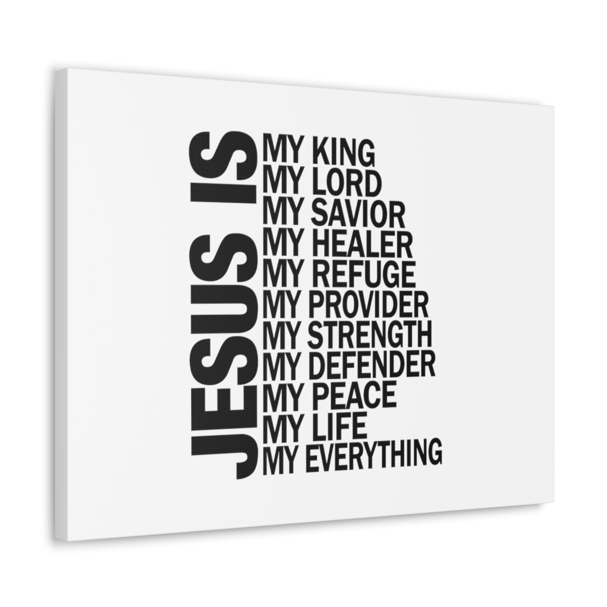 Jesus Is My Everything Ephesians 4:6 Christian Wall Art Bible Verse Print Ready to Hang Unframed-Express Your Love Gifts