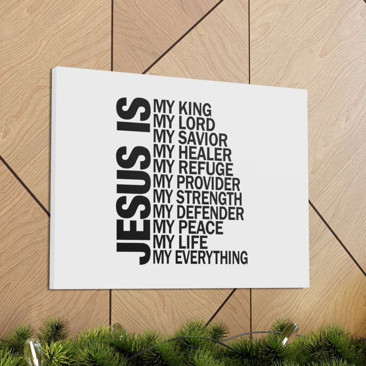 Jesus Is My Everything Ephesians 4:6 Christian Wall Art Bible Verse Print Ready to Hang Unframed-Express Your Love Gifts