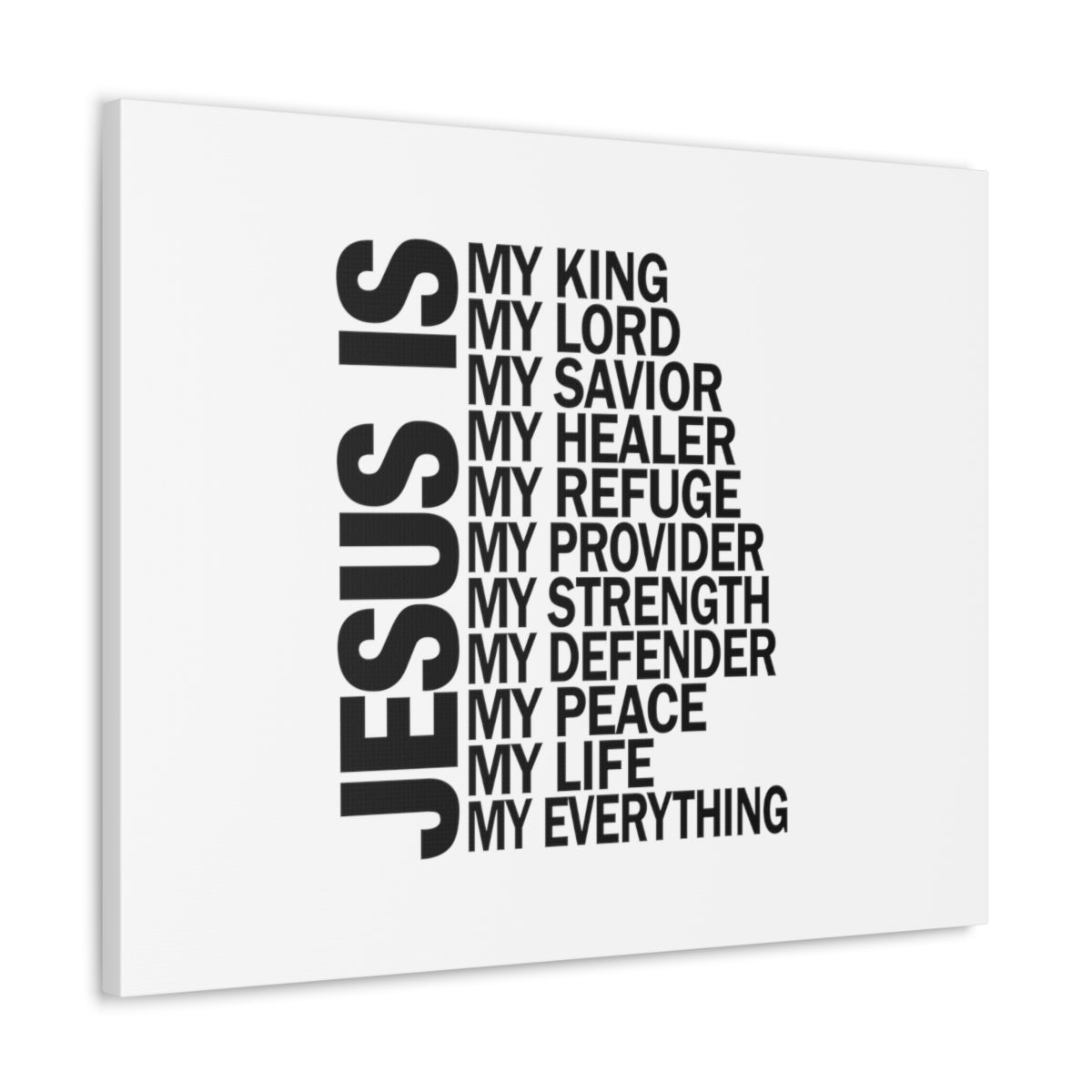 Jesus Is My Everything Ephesians 4:6 Christian Wall Art Bible Verse Print Ready to Hang Unframed-Express Your Love Gifts