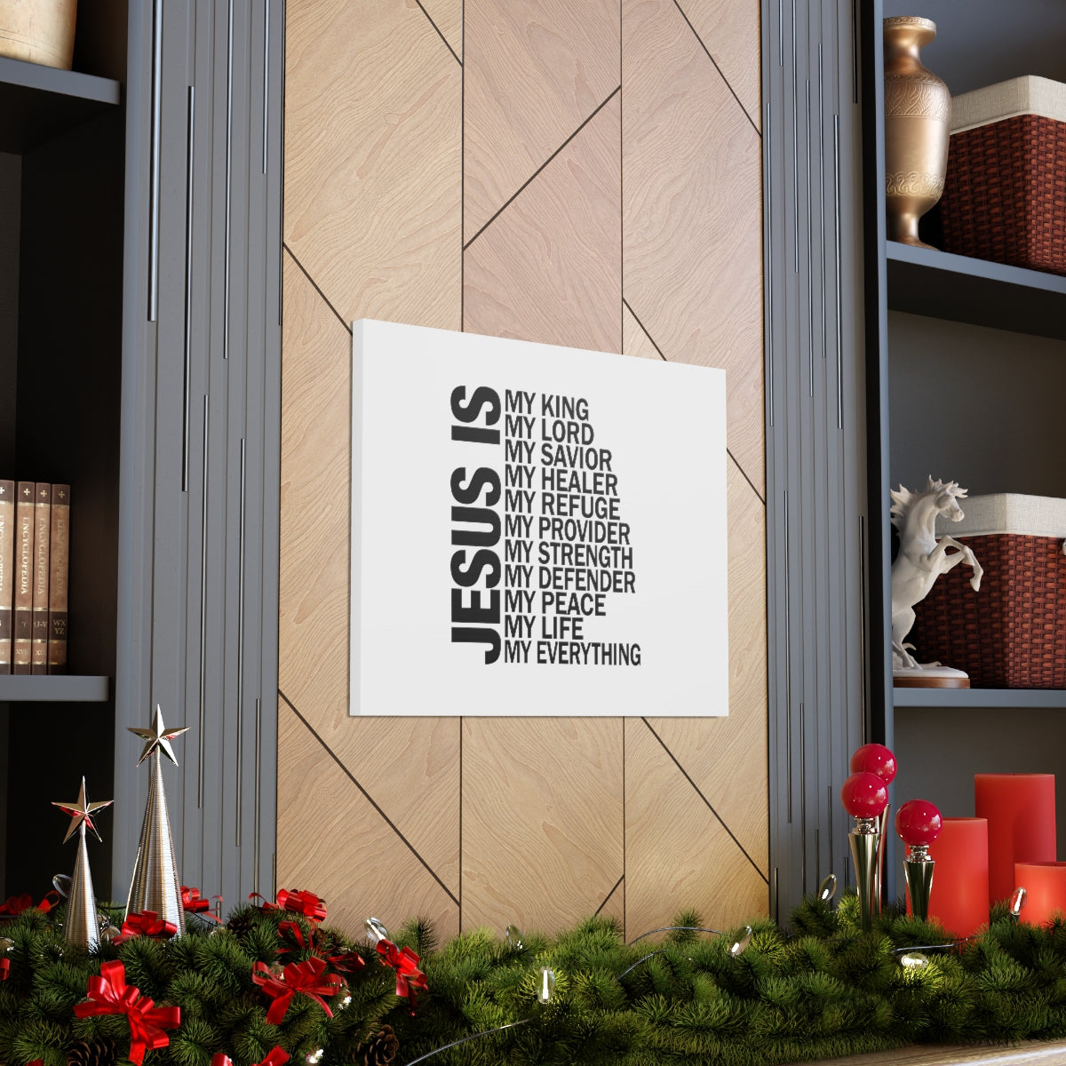 Jesus Is My Everything Ephesians 4:6 Christian Wall Art Bible Verse Print Ready to Hang Unframed-Express Your Love Gifts