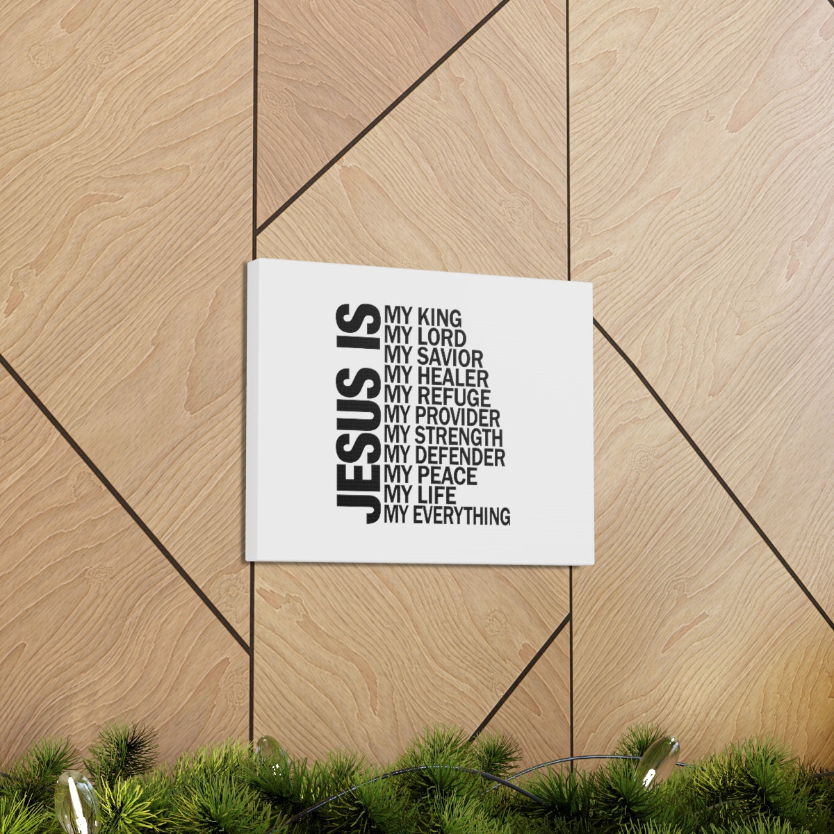 Jesus Is My Everything Ephesians 4:6 Christian Wall Art Bible Verse Print Ready to Hang Unframed-Express Your Love Gifts