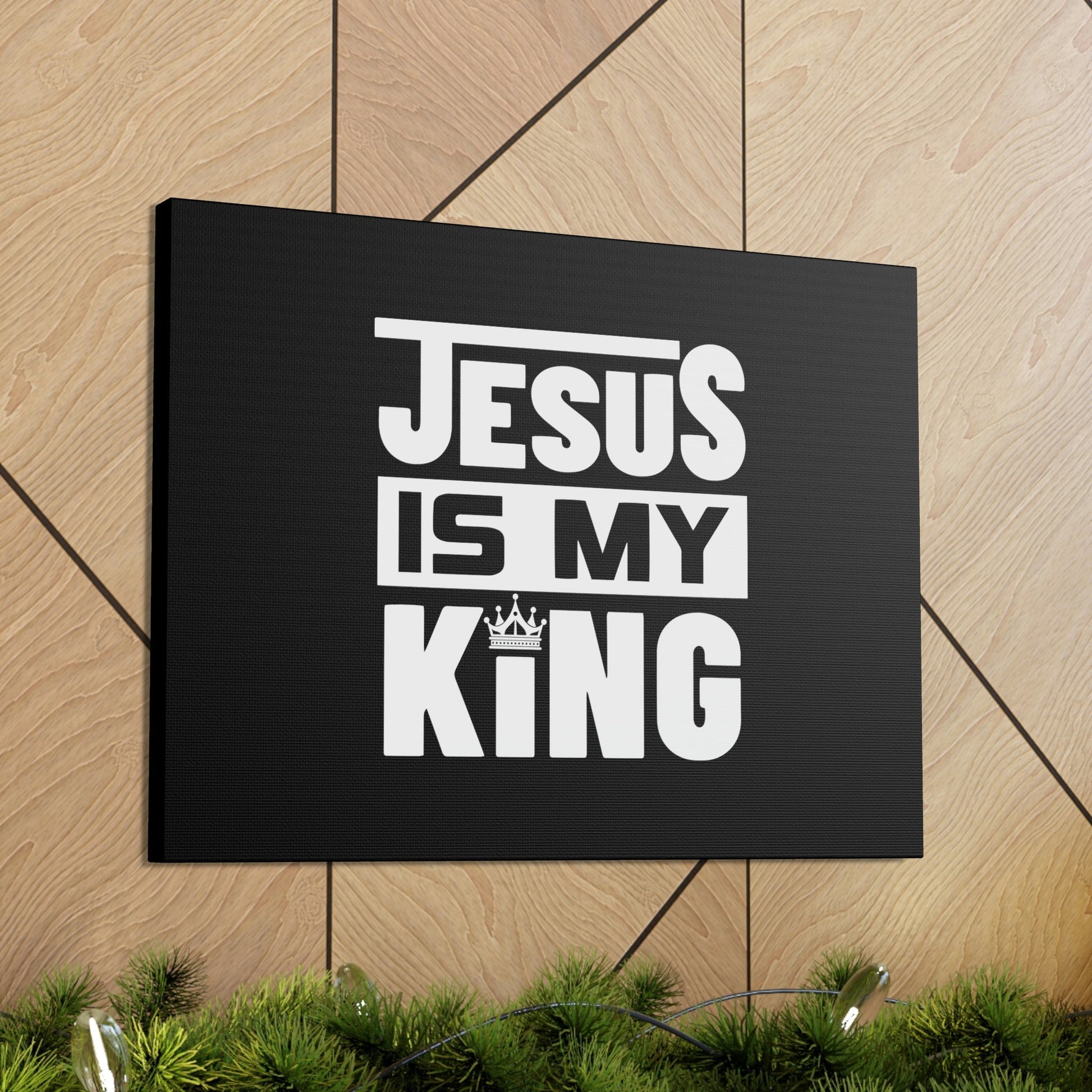 Jesus Is My King Revelation 1:5 Crown Christian Wall Art Bible Verse Print Ready to Hang Unframed-Express Your Love Gifts
