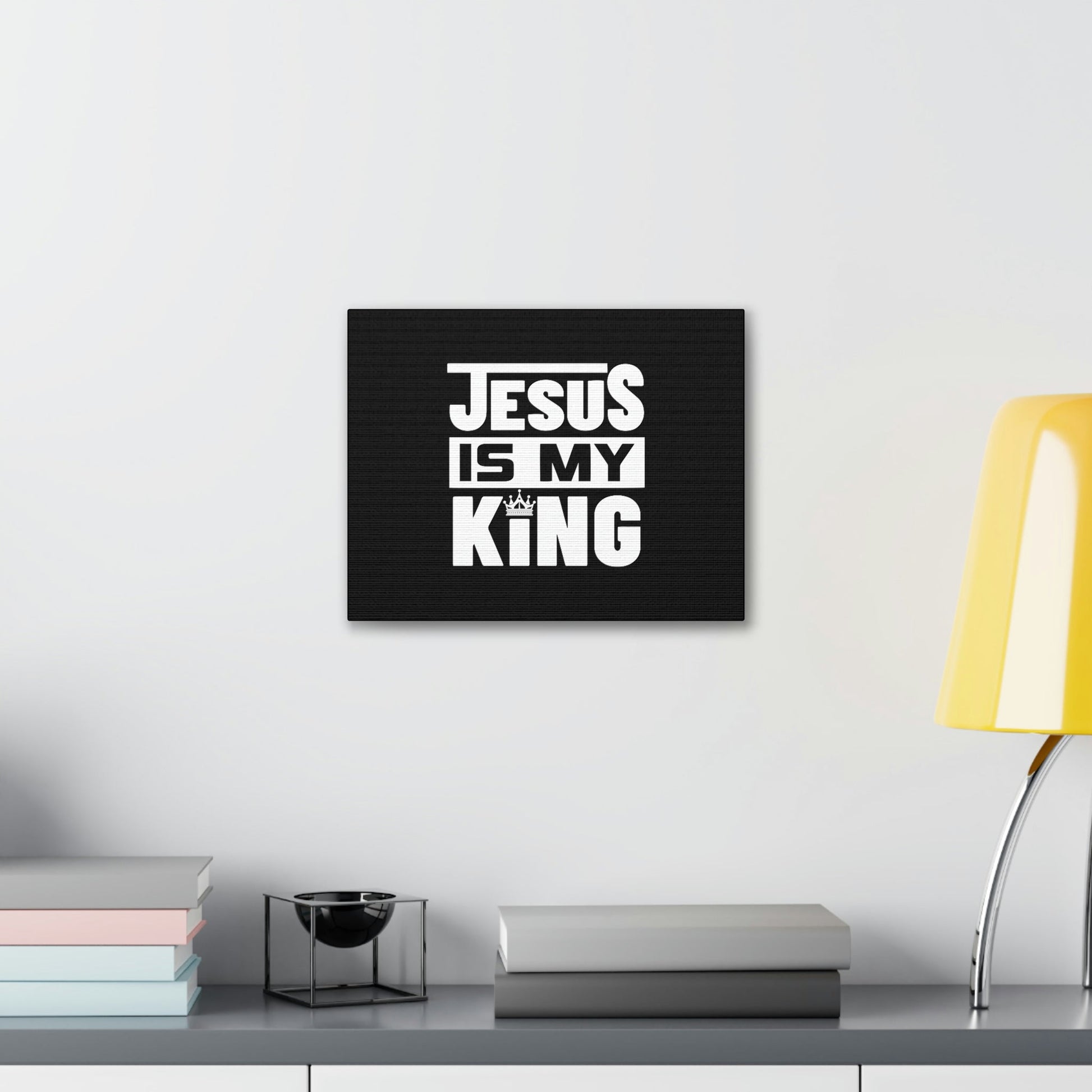 Jesus Is My King Revelation 1:5 Crown Christian Wall Art Bible Verse Print Ready to Hang Unframed-Express Your Love Gifts
