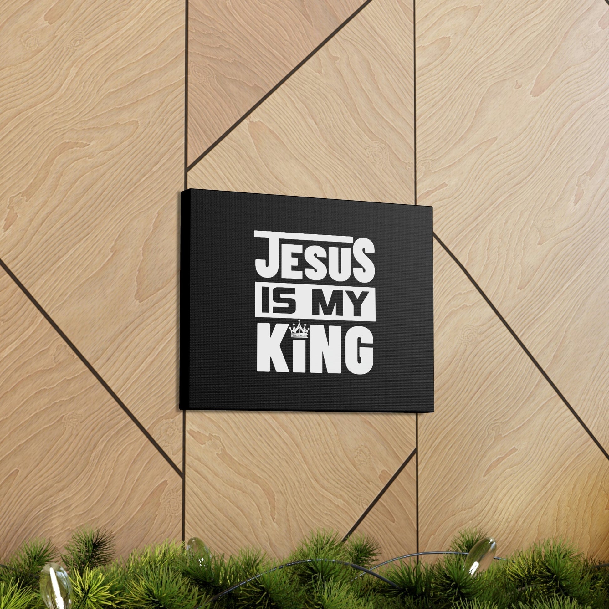 Jesus Is My King Revelation 1:5 Crown Christian Wall Art Bible Verse Print Ready to Hang Unframed-Express Your Love Gifts