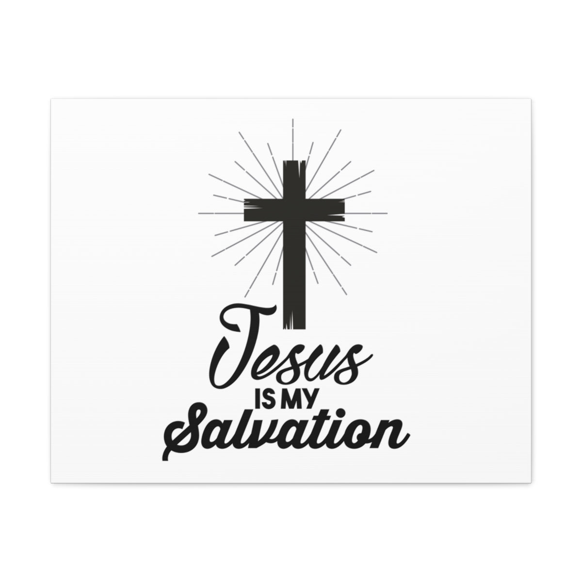 Jesus Is My Salvation Titus 3:5 Christian Wall Art Print Ready to Hang Unframed-Express Your Love Gifts