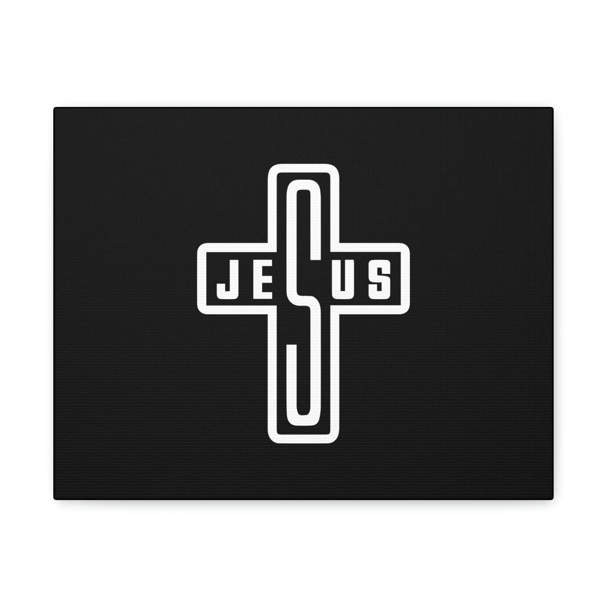 Jesus John 1:14 White Cross Christian Wall Art Bible Verse Print Ready to Hang Unframed-Express Your Love Gifts
