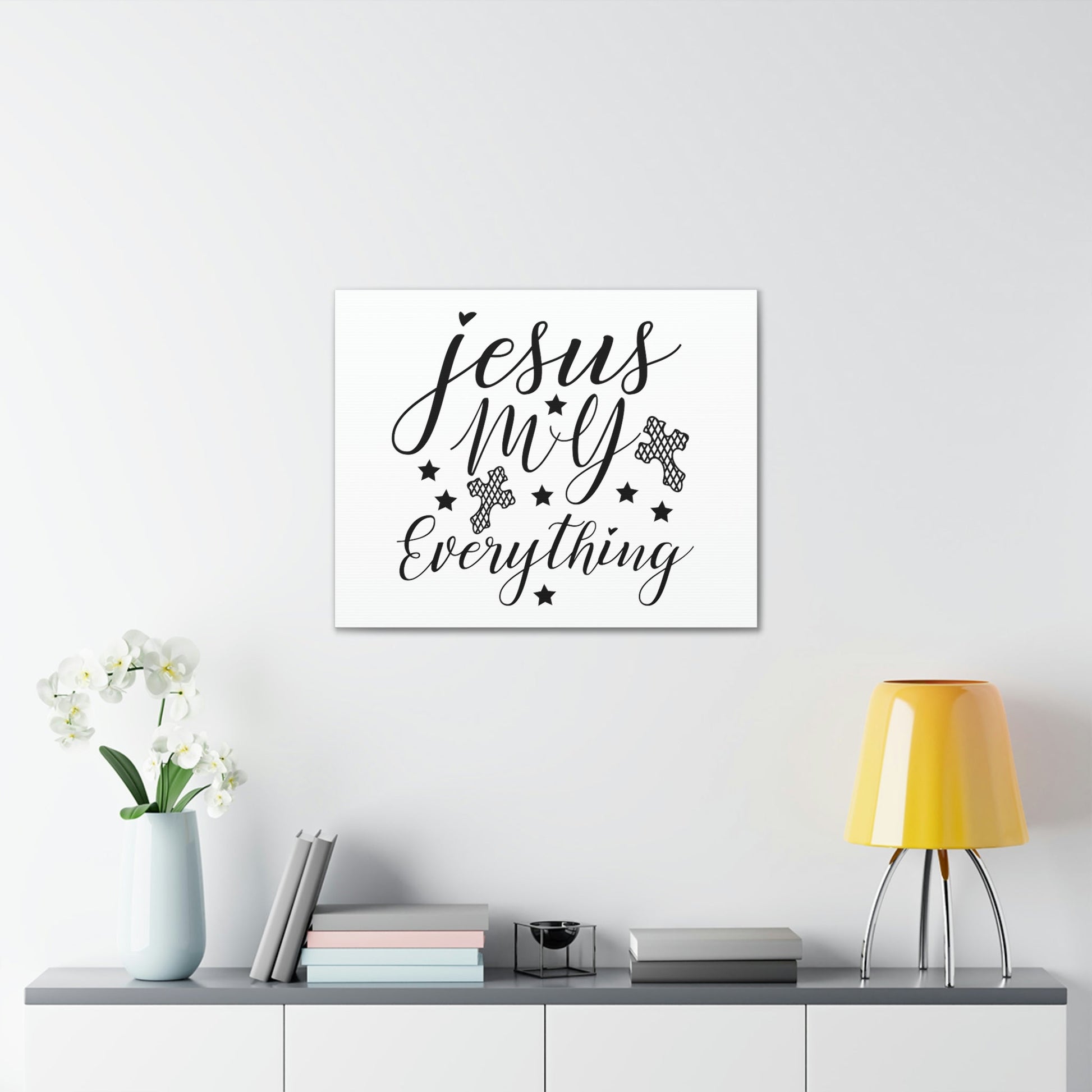 Scripture Walls Jesus My Everything 2 Corinthians 9:8 Christian Wall Art Print Ready to Hang Unframed-Express Your Love Gifts