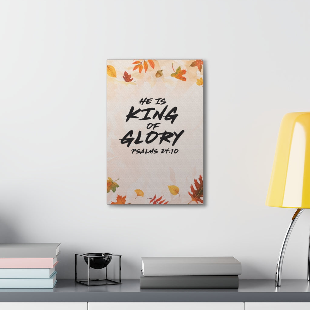 King Of Glory Psalm 24:10 Bible Verse Canvas Christian Wall Art Ready to Hang Unframed-Express Your Love Gifts